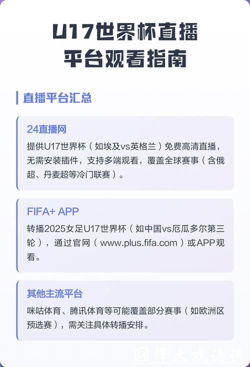 观看世界杯直播频道全指南 观看世界杯直播频道全指南